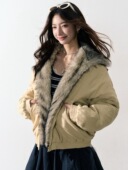 美式 THEA买手店La freedom25秋冬新款 毛领连帽棉服女宽松保暖外套