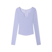 THEA买手店Keep T恤 羊毛混纺镂空长袖 solo 26早春新款