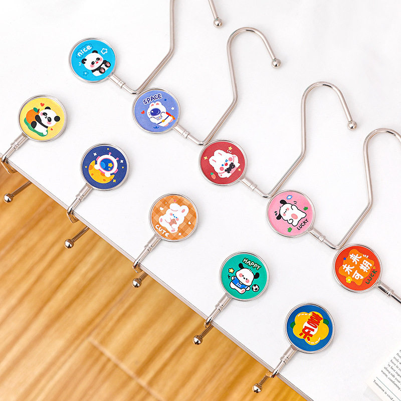 学生书包挂钩桌面可拆卸移动挂包器课桌边挂包钩强力挂包勾承重