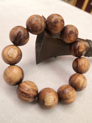包邮天然野生海南黄花梨手串20mm*13粒
