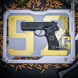 建设工业珠海航展文创摆件QSZ92G黄金岁月半剖枪模型不可发射