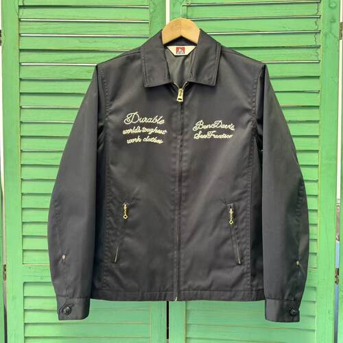 试穿成色 BEN DAVIS Workaholic JKT 机车 刺绣 美式 工装夹克