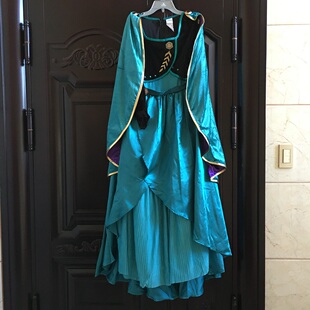 超厚版 拖地长裙2件套带大披风 礼服 安娜公主高档款 具豪豪豪女童