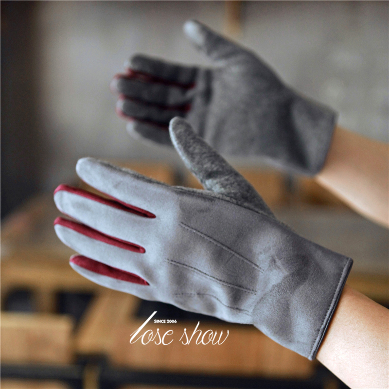 Gants pour homme en velours - Ref 2782581 Image 3