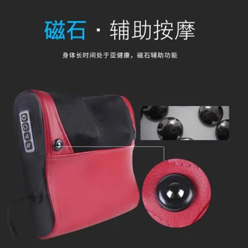 颈椎按摩枕多功能按摩器揉捏热敷颈部腰部背部肩部腿部腰椎按摩仪