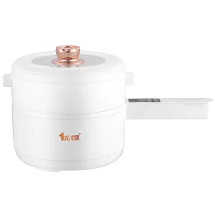 电炒锅宿舍家用多功能电热锅电煮锅现货不粘锅110V智能迷你智能