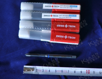 英国SWISS+TECH高速钢蓝环机用丝锥SWT-185-2021B 公制粗牙直槽