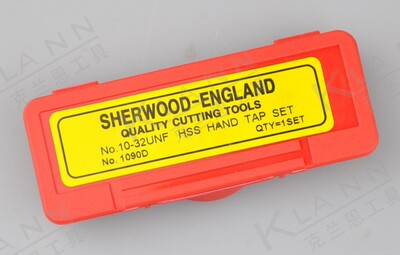 英国SHERWOOD高速钢标准细牙丝锥SHR-085-1090D克伦威尔刀具