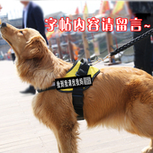夏季 狗狗胸背带透气遛狗牵引绳金毛拉布拉多阿拉斯加小中大型犬K9