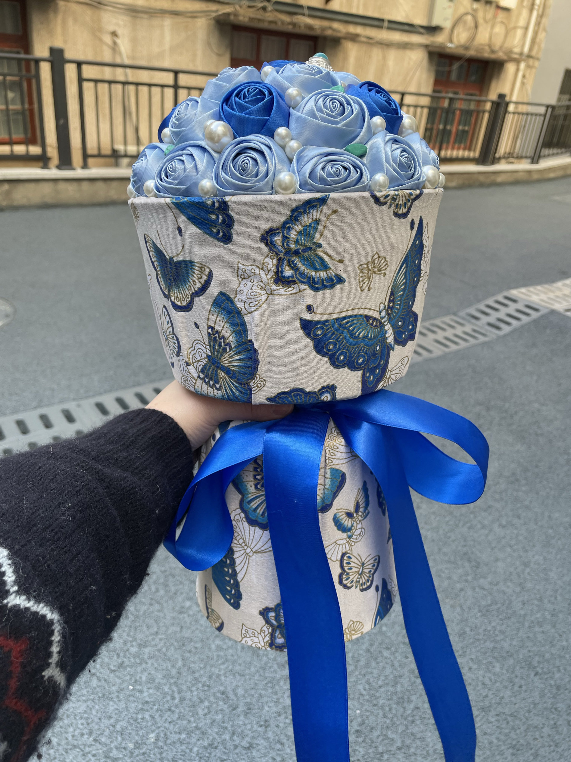永生花纯手工制作diy玫瑰花蝴仿真花/假花