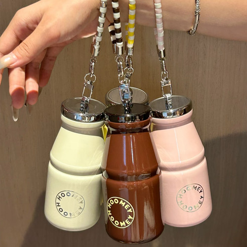 hoomey保温杯小巧便携水杯女生高颜值杯子新款口袋牛奶杯迷你礼物