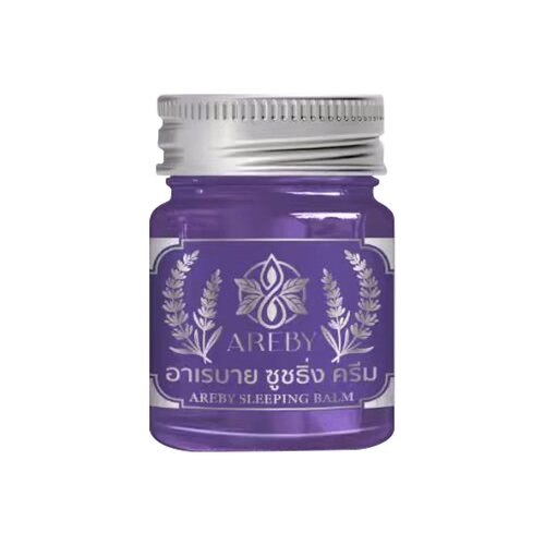 泰国进口AREBY睡眠香膏薰衣草助眠香膏安神助眠好梦香薰膏15g*3