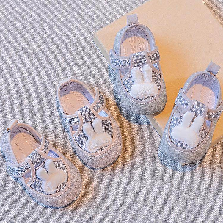 宝宝鞋6-12个月婴儿鞋软底学步鞋布鞋春秋季婴儿7八鞋子棉布布底