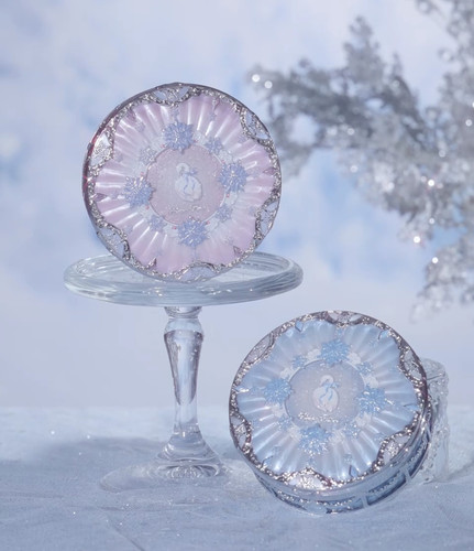 花知晓雪花芭蕾精华蜜粉饼定妆服帖正品