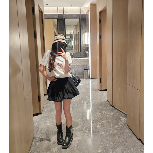 防走光南瓜裤小个子半身裙百褶裙