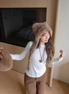 打底衫女2025秋冬黑色修身长袖t恤内搭上衣高级感显瘦百搭基础款