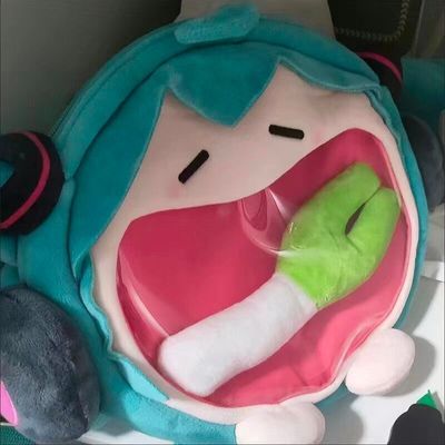 甩葱 miku 大葱二次元动漫同人周边吧唧cos葱娘葱包挂件大葱玩偶