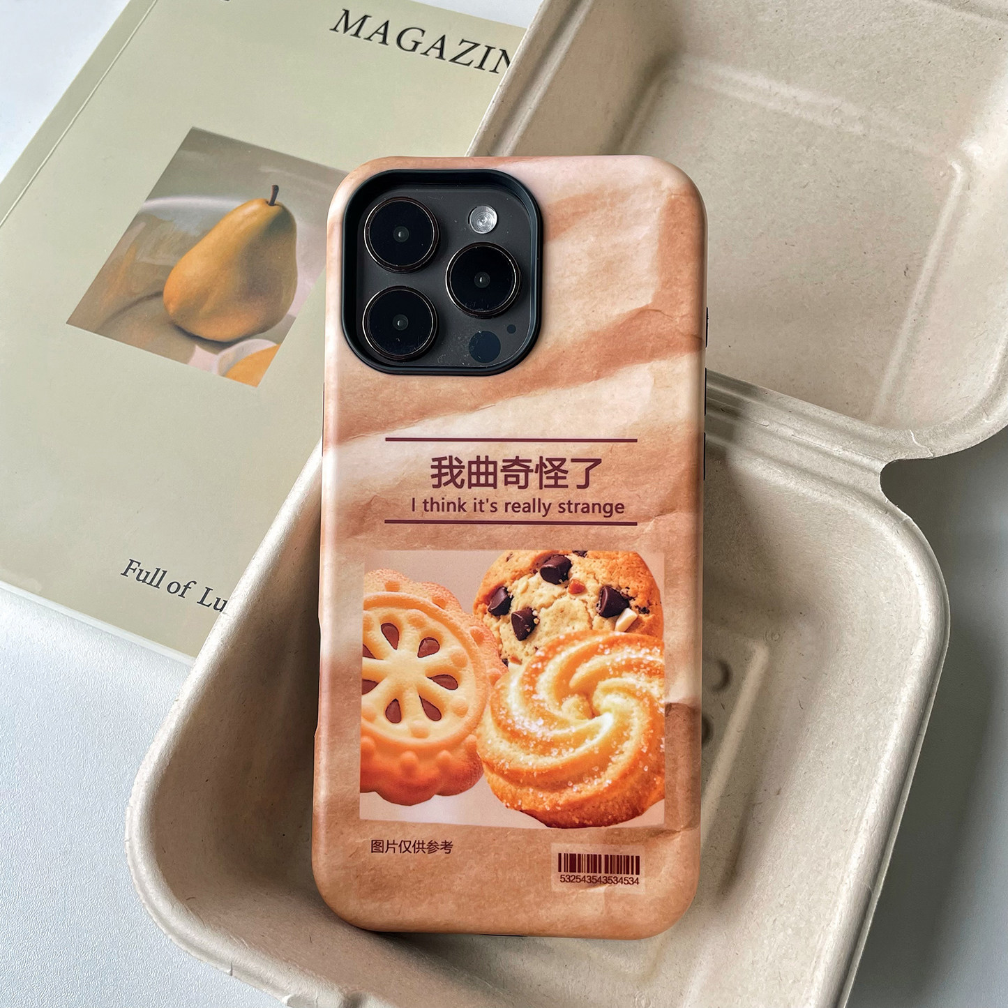 夏日美味曲奇饼干手机壳