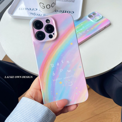 非常夏天的好看的彩虹手机壳