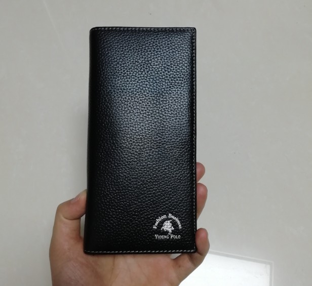 便宜店男士纯头层真牛皮钱包软皮面手感好推荐耐磨耐用全皮钱夹黑