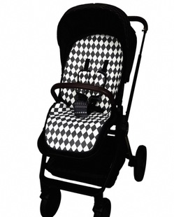 款 q1酷贝乐A8婴儿推车棉垫秋冬四季 保暖纯棉 q9plus 昆塔斯q3