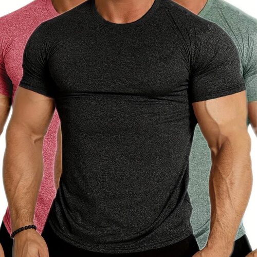 Sports Tight Quick-drying Clothes Fitness Short-sleeved Runn