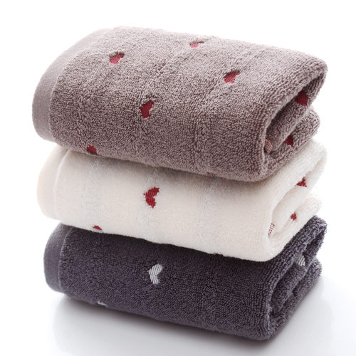 tton Towel 32 Shares Of Love Jacquard Towel Thickened 110g A
