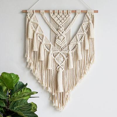 Simple Homestay Decoration Handicraft Woven Tapestry Style B