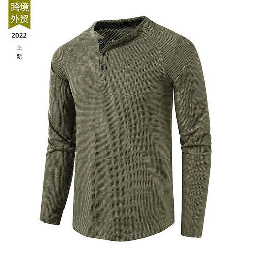 Men’s T-shirt, Men’s Henley, Solid-color T-shirt