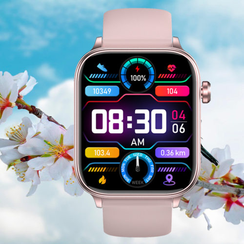 Et570 Smart Watch Heart Rate Body Temperature Call Stopwatch