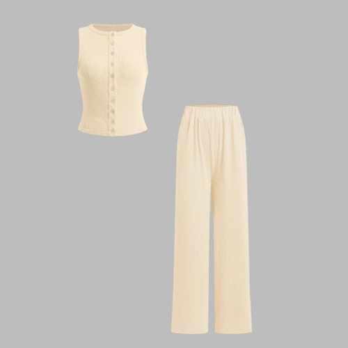 2026 Slim-fit Vest Trousers Set