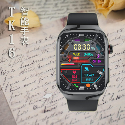 Tk16 Smart Watch Heart Rate Blood Oxygen Health Monitoring C