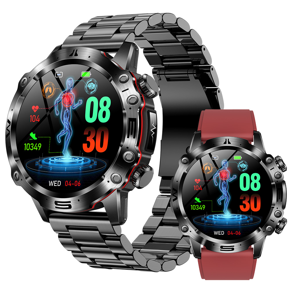 2024et482 Smart Watch Outdoor Sports Amolde Hd Ecg Bluetooth 智能设备 智能手表 原图主图