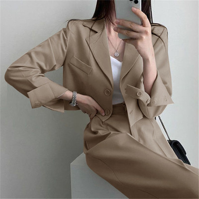 2026 Khaki Petite Outerwear With Designer Flair, Elegant For