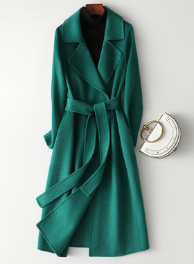 2026 Double-sided Cashmere at Women's Long Slim Fit High-end