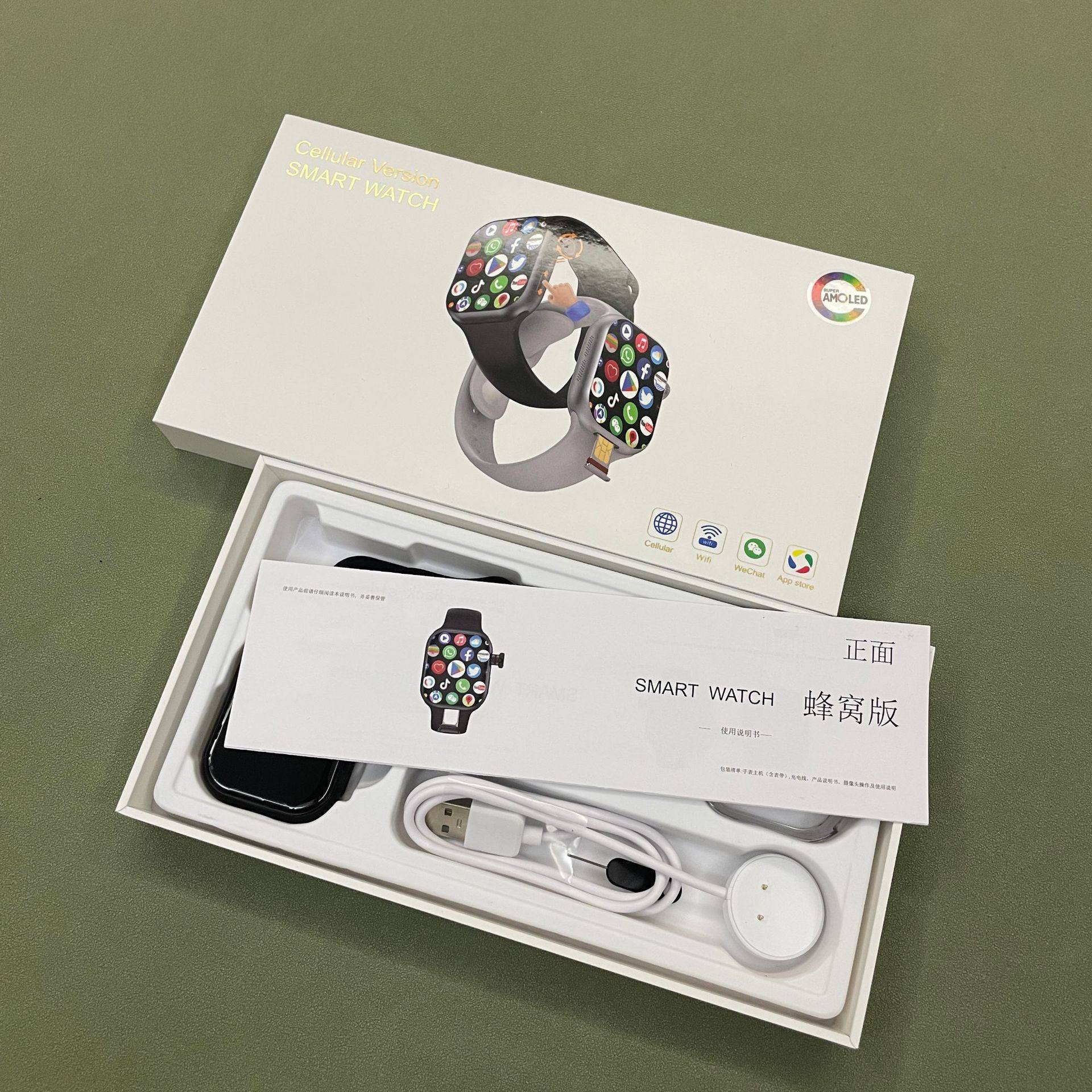 Cd20 Smart Watch S10 Cellular Version Card 4g/android Touch