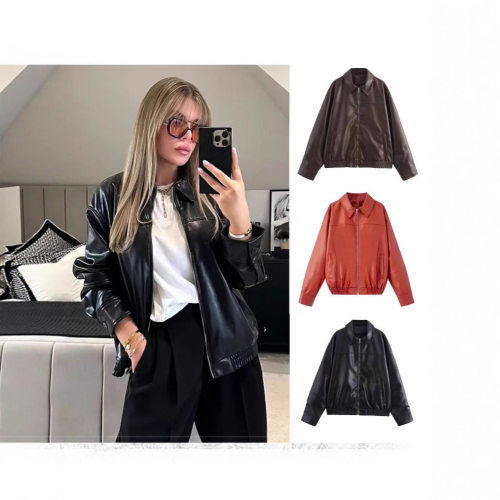 2026 Women's Motorcycle Jacket Lapel