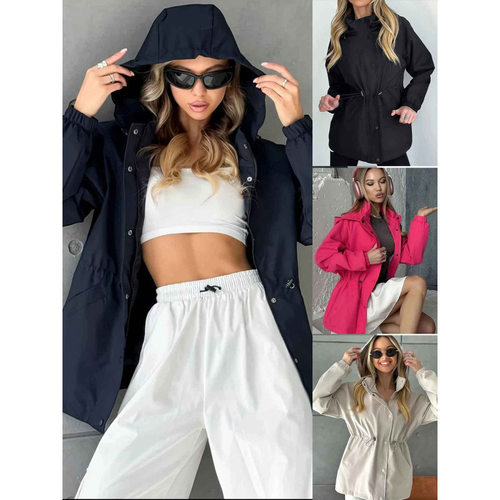 Ladies Waterproof Jacket, Slim Fit And Windproof