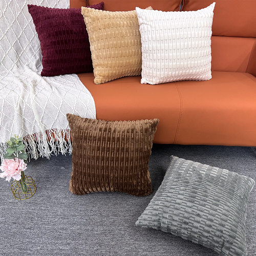 Polyester Double-sided Wheat Velvet Sofa Model Room  Cushion