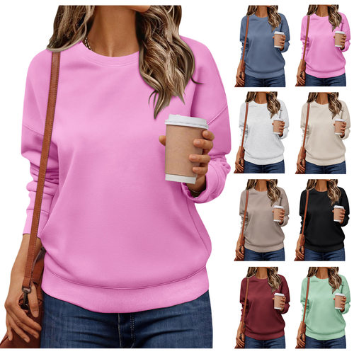 Women's Velvet Thickened Loose Large 2026 Crewneck Suit