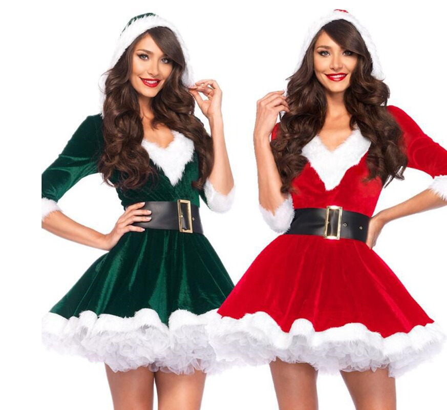 Christmas Costume Female Adult Sexy Annual Meeting Event Cos