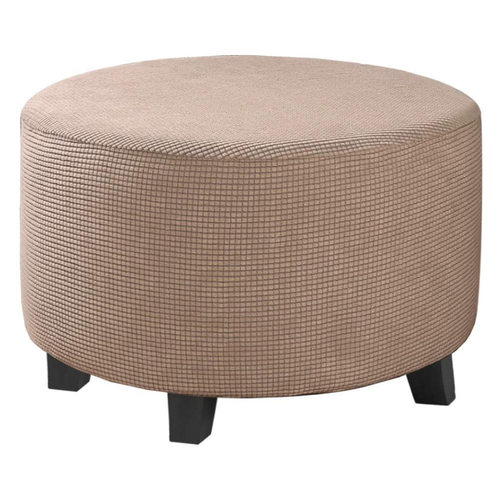 Thickened Simple Solid lor Round Ottoman Ottoman ver Elastic