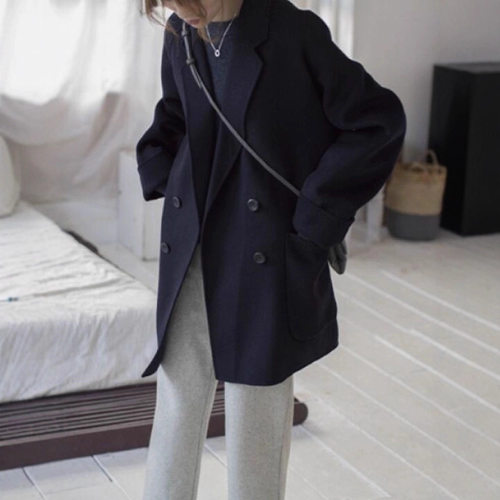 25 Double-sided Woolen at For Women Korean Style Simple Smal