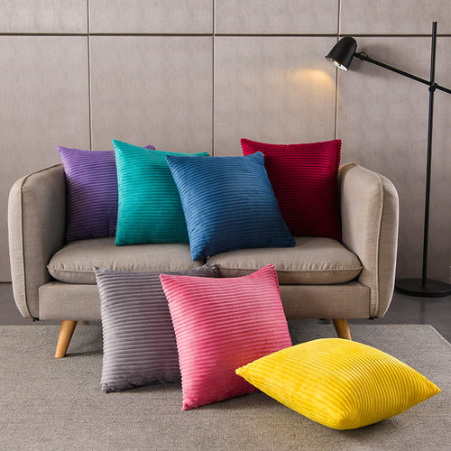 Solid lor Cushion  Case Car Sofa  Bedside Backrest Office Wa