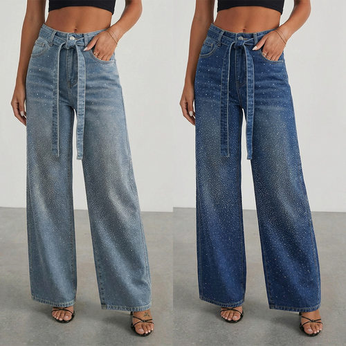 Wide Leg Women's Loose High Waist Slimming Fashion Casual Pa