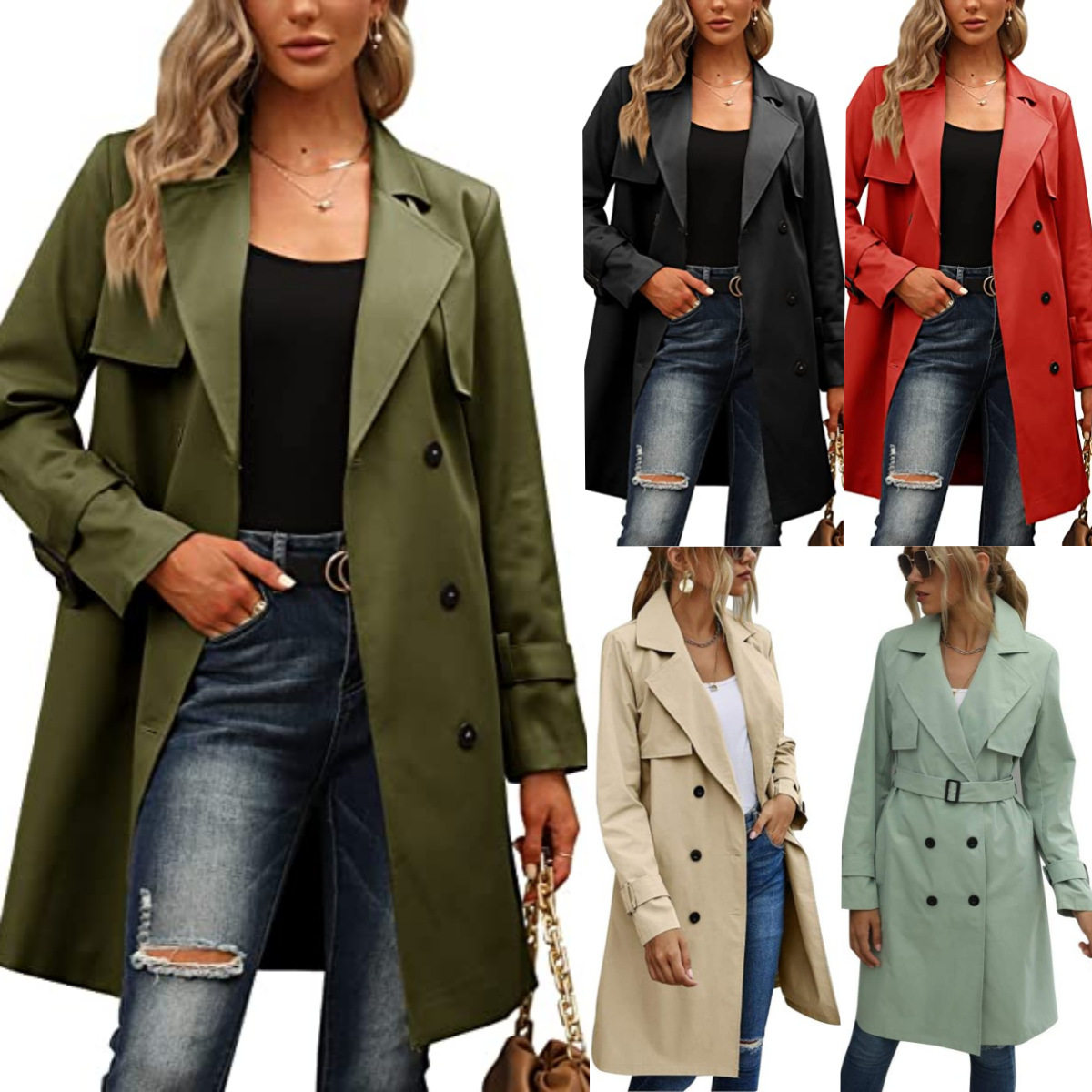 2026 Women's Double Breasted Fashion Casual Jacket For Women图片