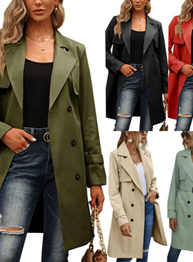 2026 Women's Double Breasted Fashion Casual Jacket For Women