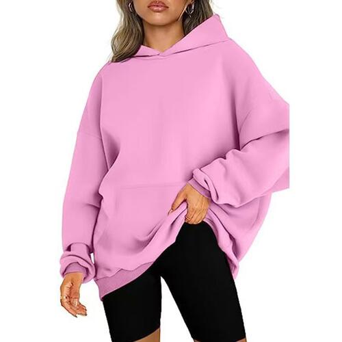 Women's Oversized Pullover Hooded Oversized Casual Shoulder