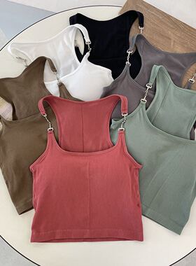 Internet Celebrity Metal Buckle Shoulder Strap Hot Girl Styl