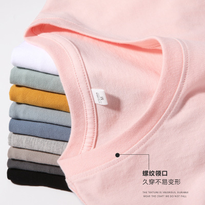 180gcvc Casual All-match Round Neck T-shirt Men's Short-slee